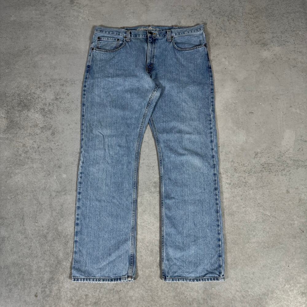 Eddie Bauer Straight Leg Jeans Light Wash - Size: 38x32